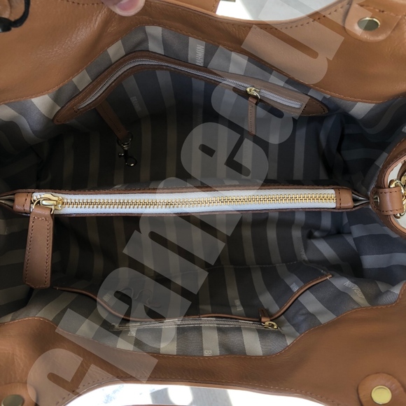 Brahmin Elisa yellow canyon satchel handbag NWT - Picture 8 of 8